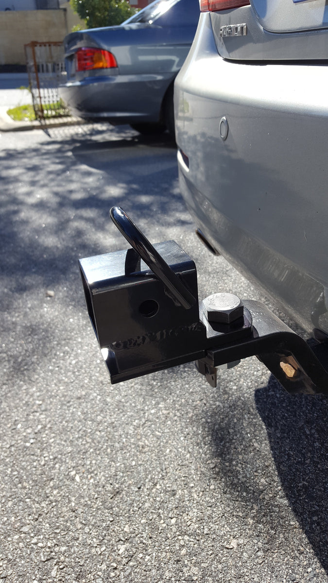 MISTER HITCHES Ball Mount Receiver Adapter with AntiSwivel Plate Mister Hitches