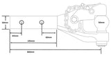 MISTER HITCHES Pintle Hook Combo Receiver - 6 TONNE