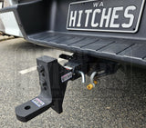 MISTER HITCHES 4000kg Heavy Duty Adjustable Ball Mount 24 Adjustment Positions
