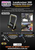 MISTER HITCHES Landcruiser 300 Anti-Rattle Hitch Clamp LC300