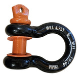 MISTER HITCHES Bow Shackle WLL 4.75t 19mm x 22mm AS2741-2002