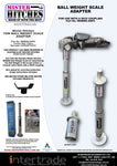 Ball Weight Scale Adaptor to suit MHBWS - for trailers/caravans with a D035 coupling