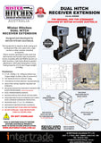MISTER HITCHES Dual Receiver Multi-Use Hitch 3500kg