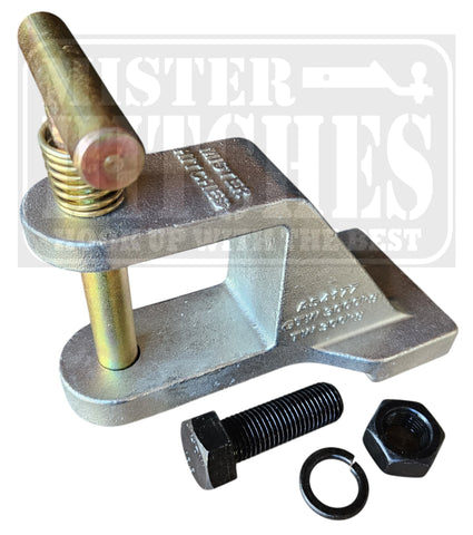 CAR ADAPTER CAST STEEL & PIN SUITS POLY BLOCK OFF ROAD COUPLING TREG TRIGG STYLE