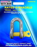 D SHACKLE STAMPED AND RATED 10MM 1T (CARDED)