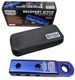 MISTER HITCHES Recovery Hitch Long Aluminium Blue WLL 5000kg MBS 10,000KG