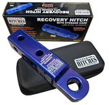 MISTER HITCHES Recovery Hitch Long Aluminium Blue WLL 5000kg MBS 10,000KG