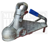 Electric Brake Coupling, 4500kg, 70mm with Hand Brake Lever (MHTC45)