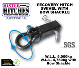 MISTER HITCHES Swivel Recovery Hitch + Bow Shackle W.L.L. 4.75T