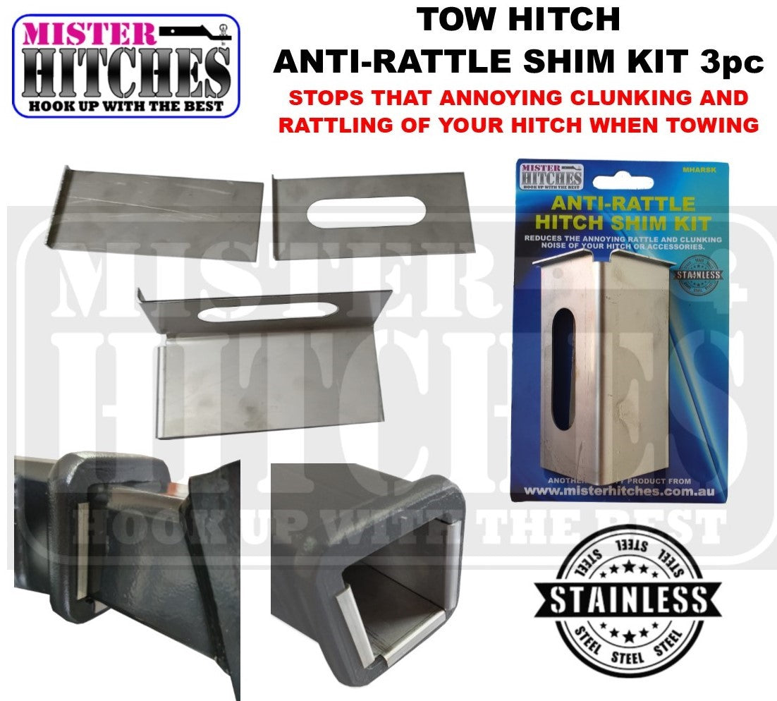 MISTER HITCHES Anti-Rattle Hitch Shim Kit 3pc (MHARSK) – Mister Hitches