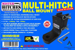 MISTER HITCHES MULTI-HITCH BALL MOUNT ADAPTER (MHMHBM)