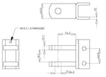 MISTER HITCHES MULTI-HITCH CLEVIS MOUNT ADAPTER  (MHMHCM1)