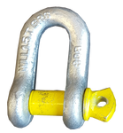 D SHACKLE STAMPED AND RATED 11MM 1.5T