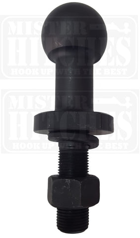 MISTER HITCHES Hi-Rise Tow Ball Black Oxide 50mm 3500kg