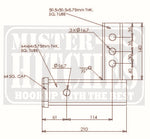 MISTER HITCHES Vertical Receiver Adaptor (MHVRA)