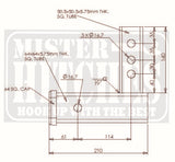 MISTER HITCHES Vertical Receiver Adaptor (MHVRA)