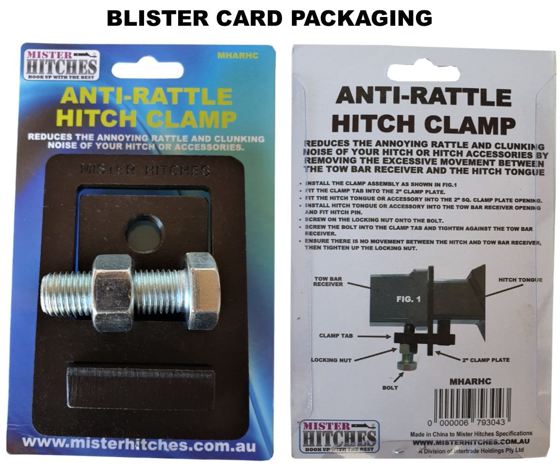 MISTER HITCHES Anti-Rattle Hitch Clamp (MHARHC) – Mister Hitches