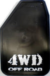 MUDFLAP 4WD OFF ROAD 283MM X 475MM DROP LEFT HAND SIDE