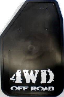 MUDFLAP 4WD OFF ROAD 283MM X 475MM DROP LEFT HAND SIDE