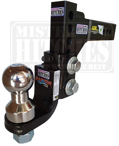 MISTER HITCHES RAPTOR 4500kg Super Duty Adjustable Hitch - 63.5mm / 2-1/2" Shank suit RAM SILVERADO GMC FORD F-SERIES